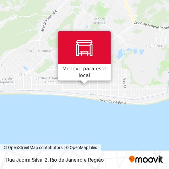 Rua Jupira Silva, 2 mapa