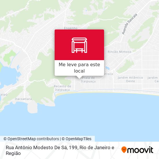 Rua Antônio Modesto De Sá, 199 mapa