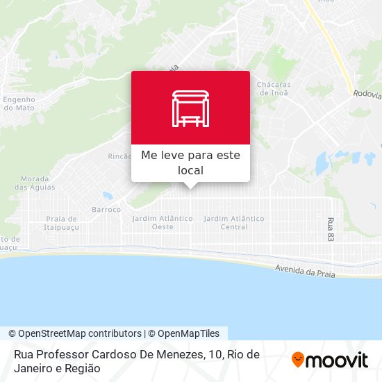 Rua Professor Cardoso De Menezes, 10 mapa