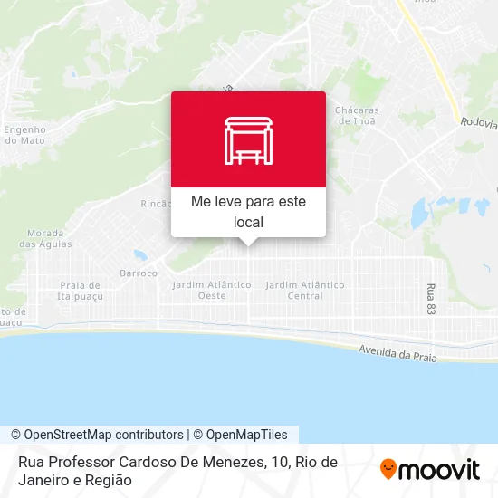 Rua Professor Cardoso De Menezes, 10 mapa