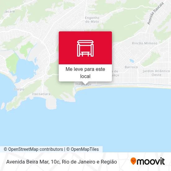 Avenida Beira Mar, 10c mapa
