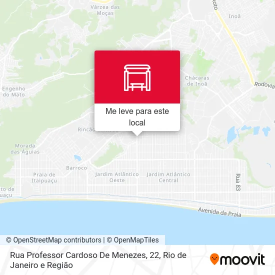 Rua Professor Cardoso De Menezes, 22 mapa