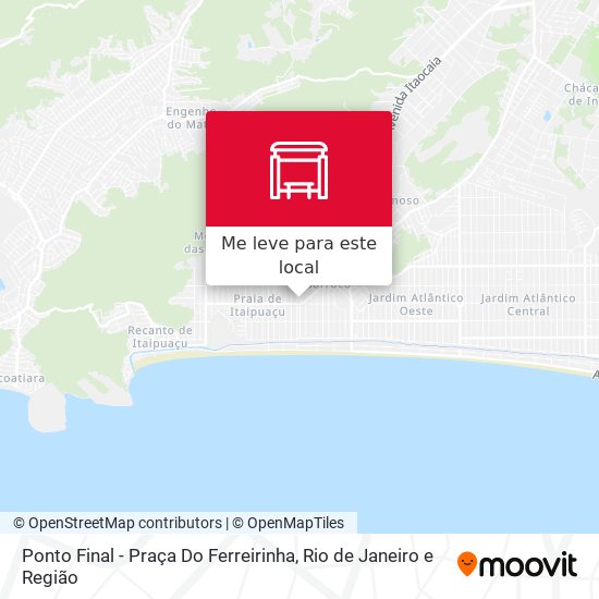 Ponto Final - Praça Do Ferreirinha mapa