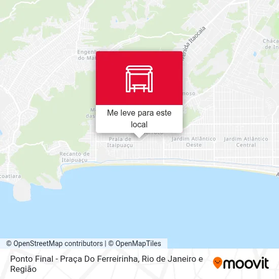 Ponto Final - Praça Do Ferreirinha mapa