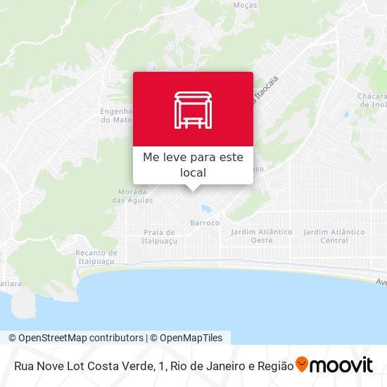 Rua Nove Lot Costa Verde, 1 mapa