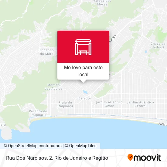 Rua Dos Narcisos, 2 mapa