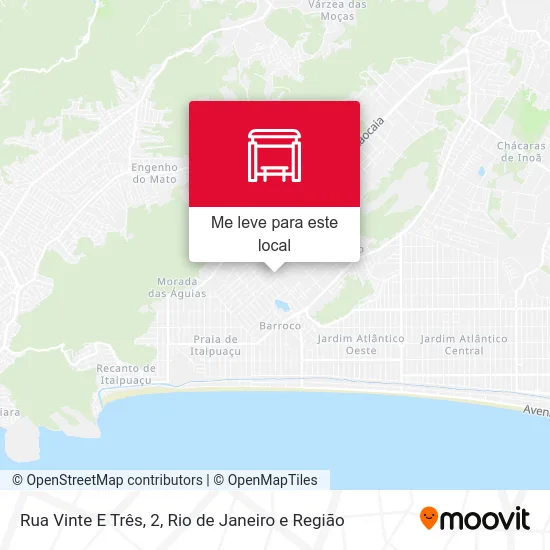 Rua Vinte E Três, 2 mapa