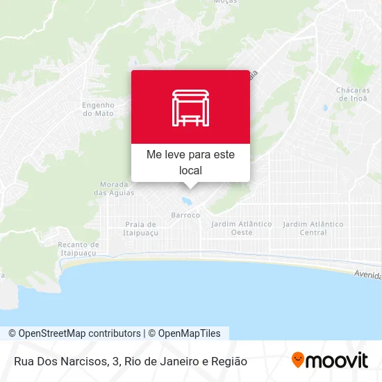 Rua Dos Narcisos, 3 mapa