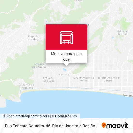 Rua Tenente Couteiro, 46 mapa