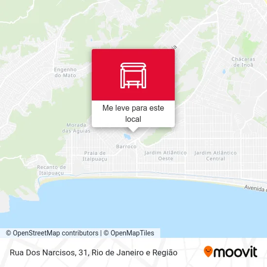 Rua Dos Narcisos, 31 mapa