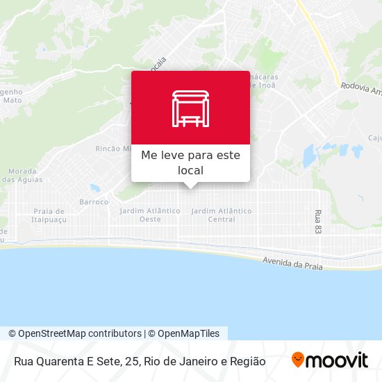 Rua Quarenta E Sete, 25 mapa