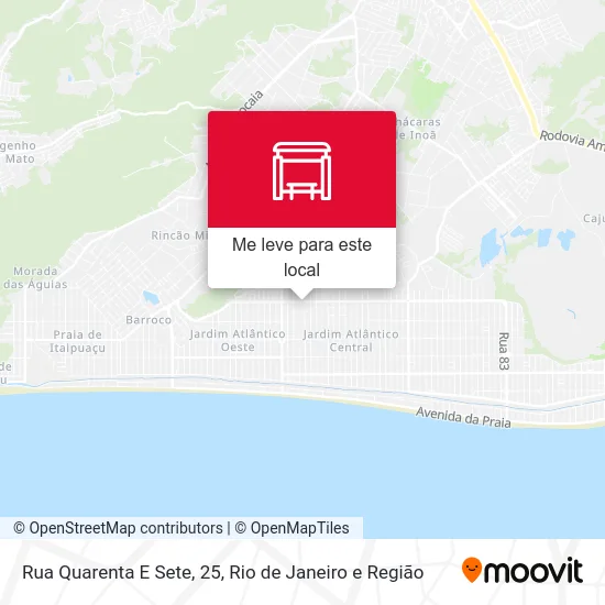 Rua Quarenta E Sete, 25 mapa