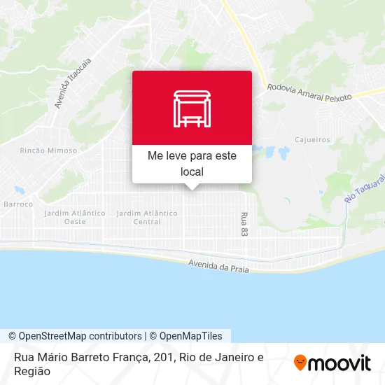Rua Mário Barreto França, 201 mapa