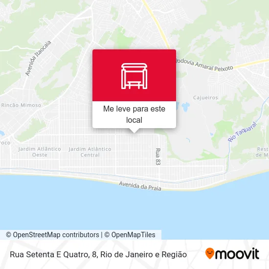 Rua Setenta E Quatro, 8 mapa