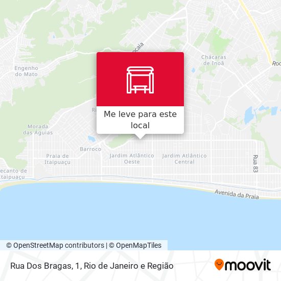 Rua Dos Bragas, 1 mapa