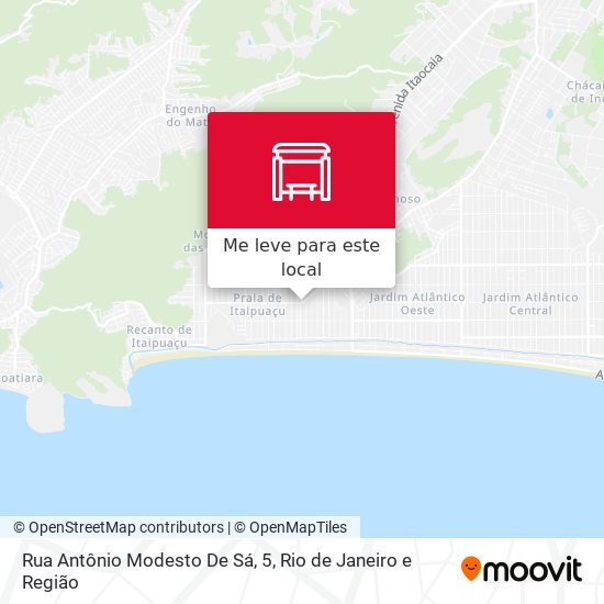 Rua Antônio Modesto De Sá, 5 mapa