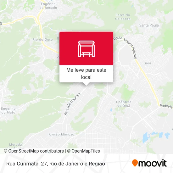 Rua Curimatá, 27 mapa