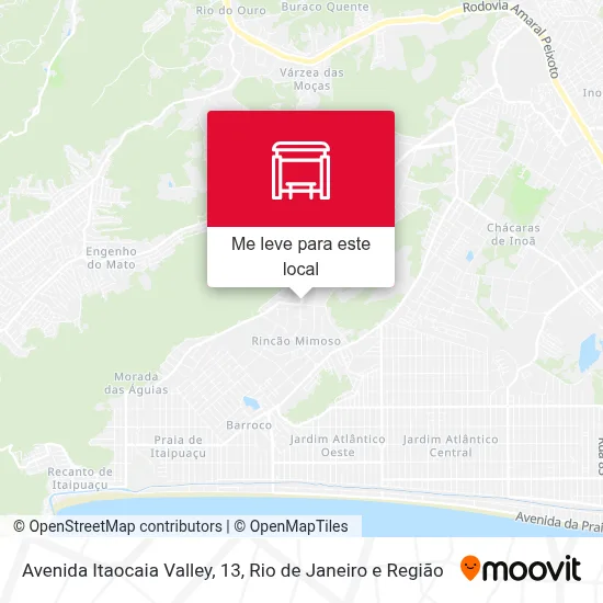 Avenida Itaocaia Valley, 13 mapa