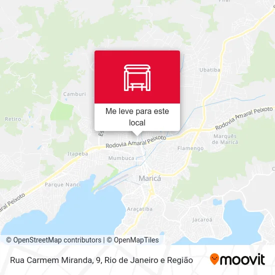Rua Carmem Miranda, 9 mapa