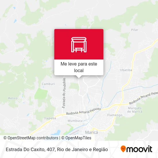 Estrada Do Caxito, 407 mapa