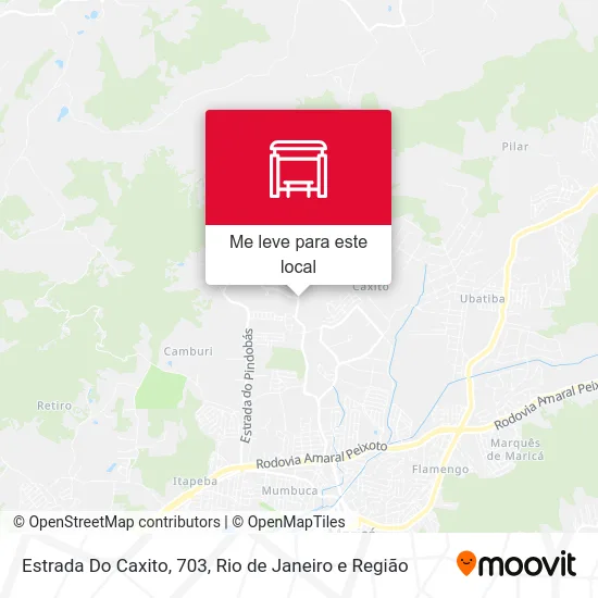 Estrada Do Caxito, 703 mapa