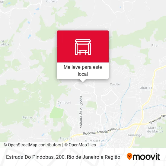 Estrada Do Pindobas, 200 mapa