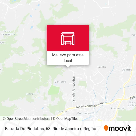 Estrada Do Pindobas, 63 mapa