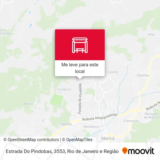 Estrada Do Pindobas, 3553 mapa