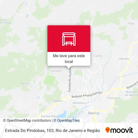 Estrada Do Pindobas, 103 mapa