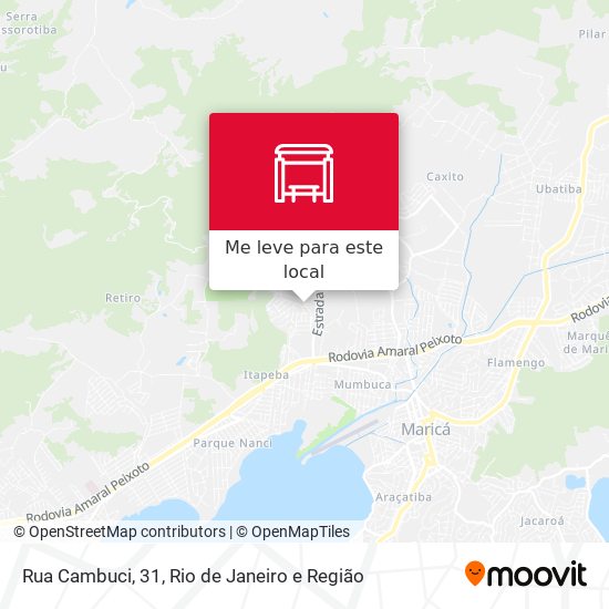 Rua Cambuci, 31 mapa