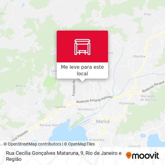 Rua Cecilia Gonçalves Mataruna, 9 mapa