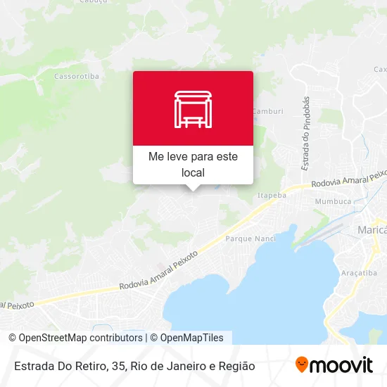 Estrada Do Retiro, 35 mapa