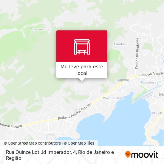 Rua Quinze Lot Jd Imperador, 4 mapa