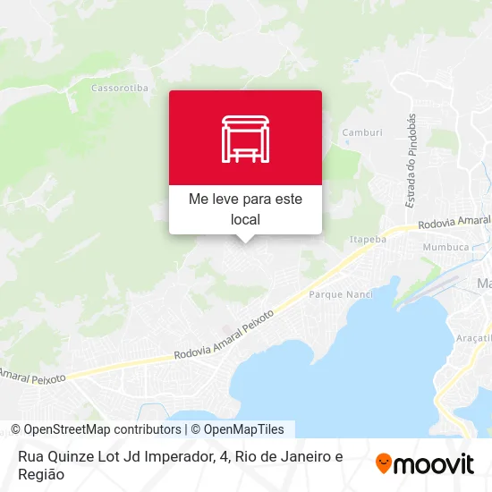 Rua Quinze Lot Jd Imperador, 4 mapa