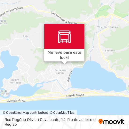 Rua Rogério Olivieri Cavalcante, 14 mapa