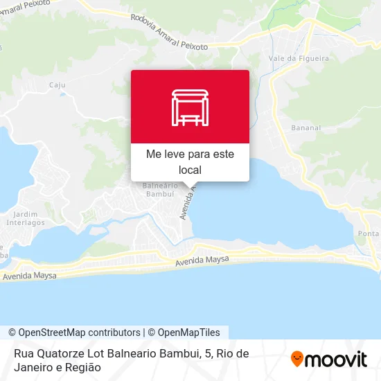 Rua Quatorze Lot Balneario Bambui, 5 mapa