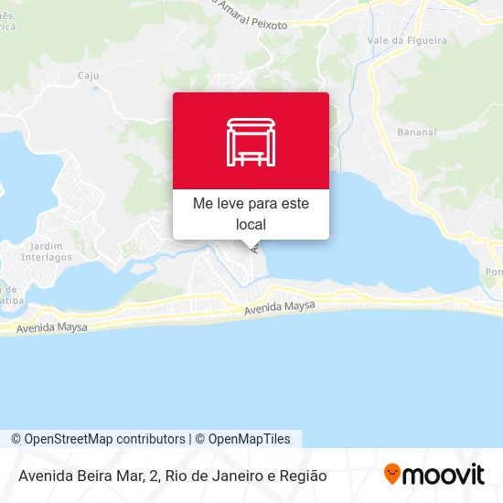 Avenida Beira Mar, 2 mapa