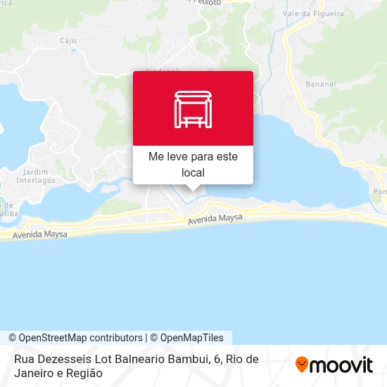 Rua Dezesseis Lot Balneario Bambui, 6 mapa