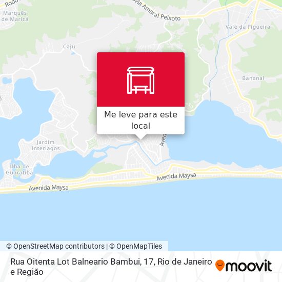 Rua Oitenta Lot Balneario Bambui, 17 mapa