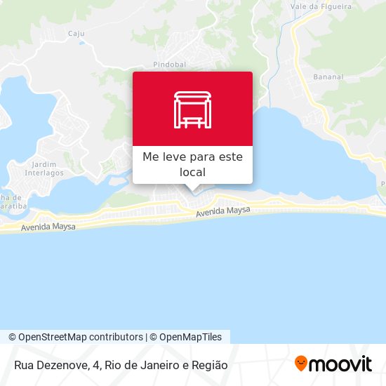 Rua Dezenove, 4 mapa