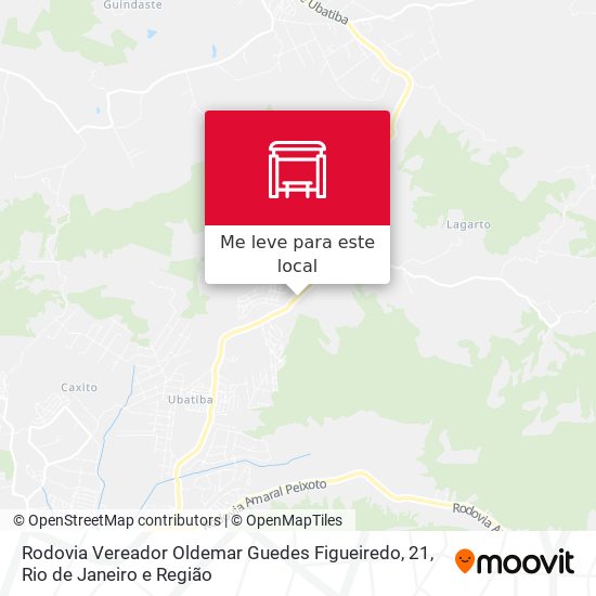 Rodovia Vereador Oldemar Guedes Figueiredo, 21 mapa