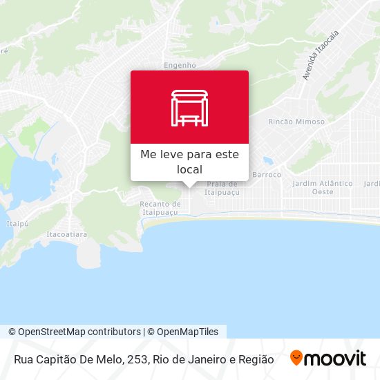 Rua Capitão De Melo, 253 mapa