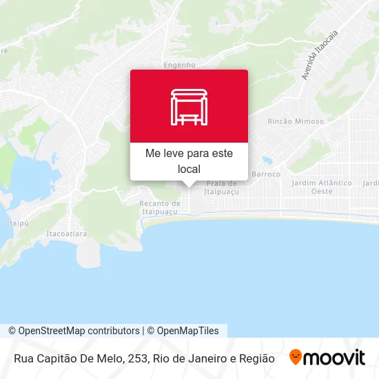 Rua Capitão De Melo, 253 mapa