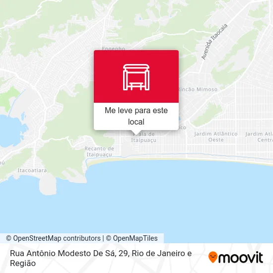 Rua Antônio Modesto De Sá, 29 mapa