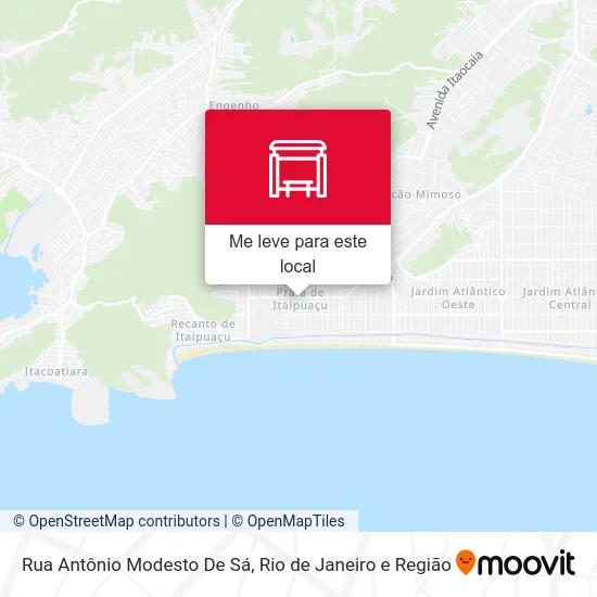 Rua Antônio Modesto De Sá mapa