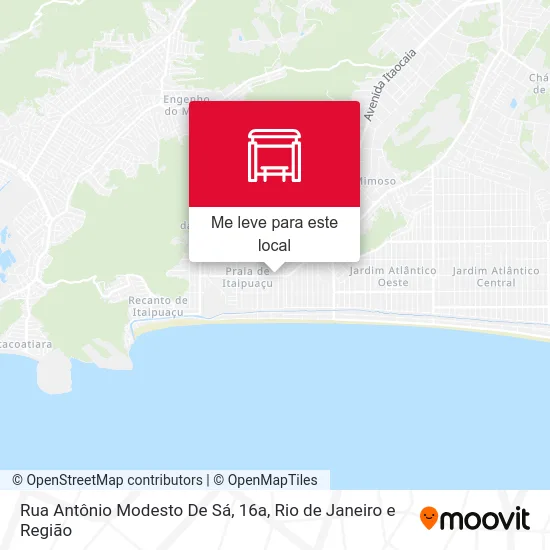 Rua Antônio Modesto De Sá, 16a mapa