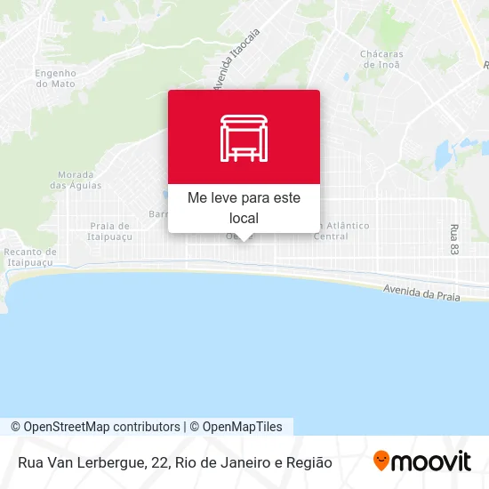 Rua Van Lerbergue, 22 mapa