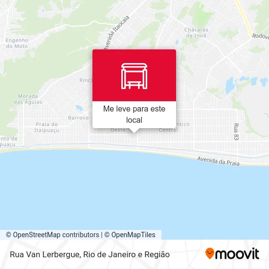 Rua Van Lerbergue mapa