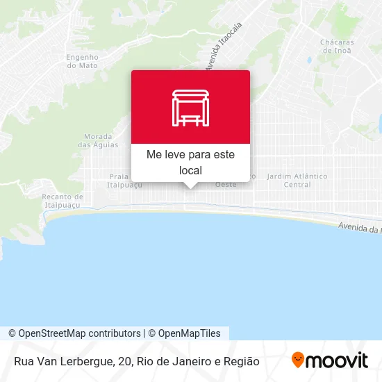 Rua Van Lerbergue, 20 mapa