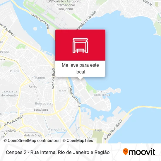 Cenpes 2 - Rua Interna mapa